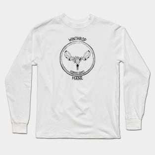 Winthrop Maine Moose Long Sleeve T-Shirt